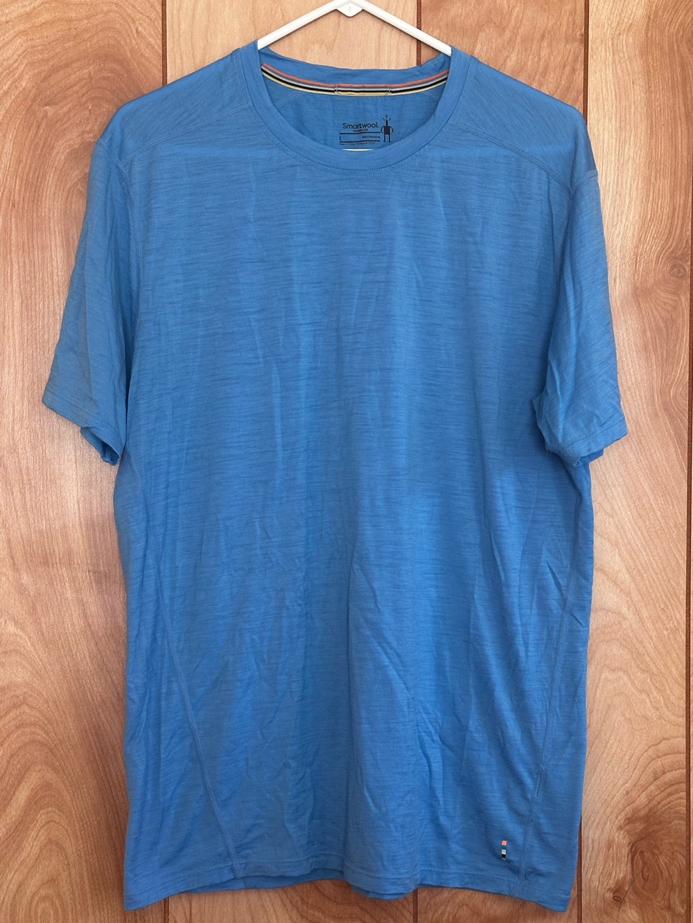 Smartwool Men's Blue Short Sleeve Crewneck Tee